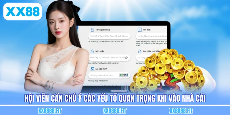 Hội viên cần chú ý các yếu tố quan trọng khi vào nhà cái